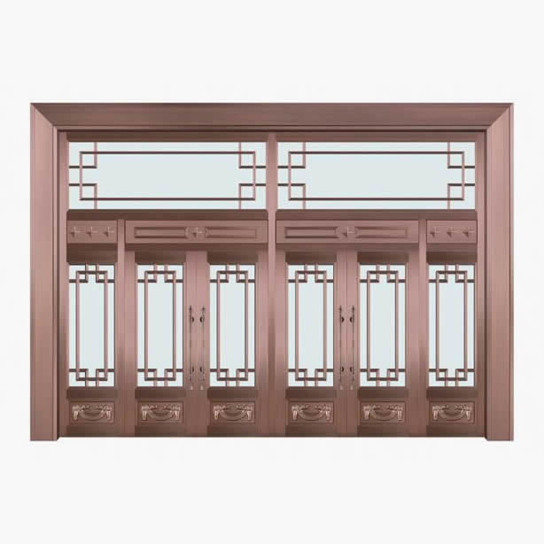 純銅玻璃酒店大門(mén)